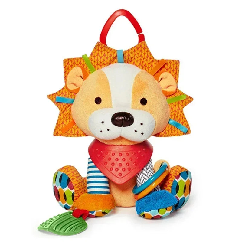 0-6 Months Cute Animals Baby Toys Plush Stuffed Rattle Toys Stroller Hanging Animals Bed Mobile Infant For baby toys