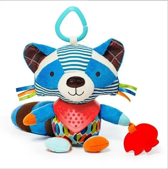 0-6 Months Cute Animals Baby Toys Plush Stuffed Rattle Toys Stroller Hanging Animals Bed Mobile Infant For baby toys