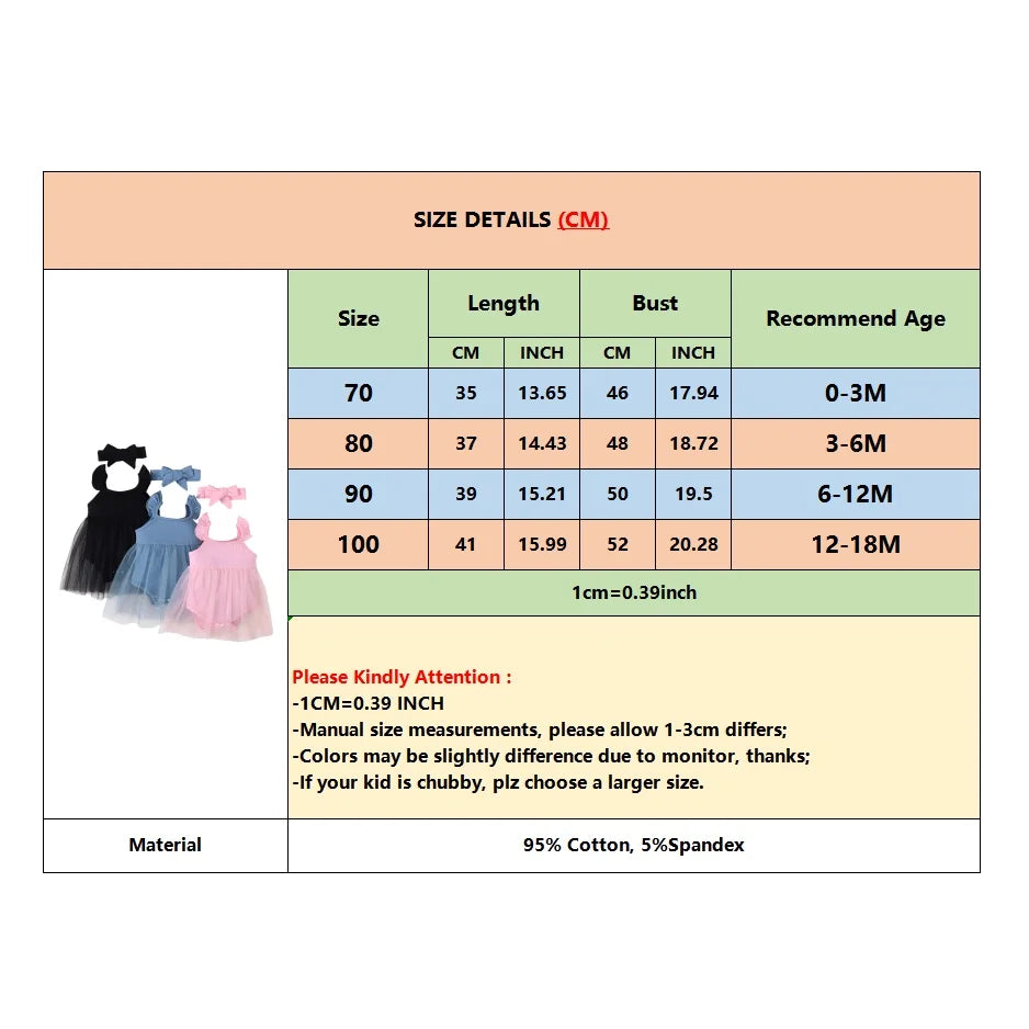 0-18 Months Newborn Baby Girl Romper Dress Sleeveless Black Lace Dress with Headband 2PCS Costume Infant Baby Girl Jumpsuit