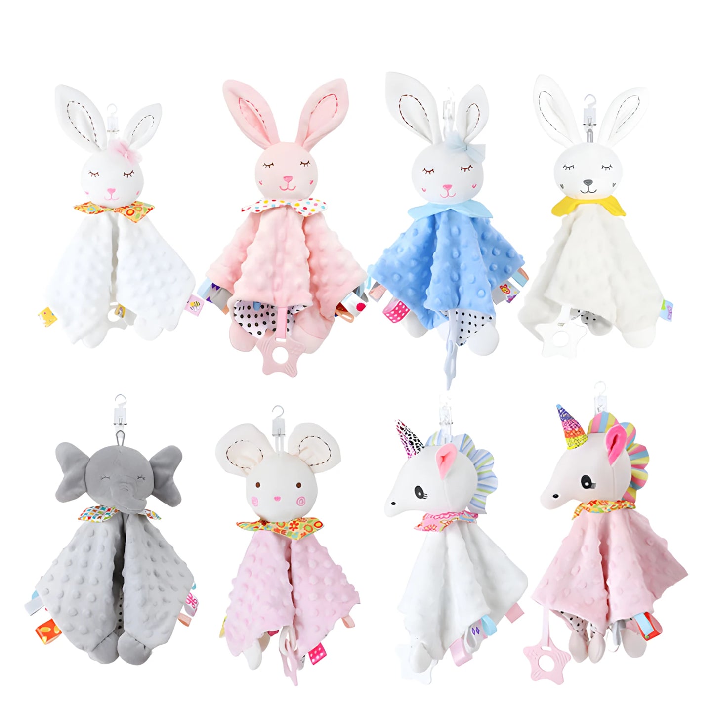 0~24 Months Baby Rattles Soft Plush Toys Foot Wrist Rattle set cartoon Newborn Development Educational Toys For children