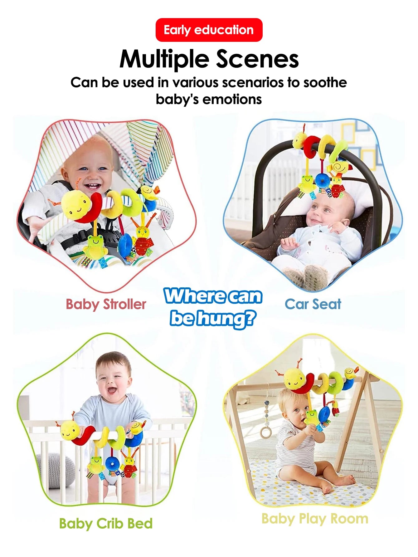 0~24 Months Baby Rattles Soft Plush Toys Foot Wrist Rattle set cartoon Newborn Development Educational Toys For children